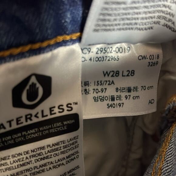 Levi’s 501 Shorts Blue 28 - Picture 5 of 9